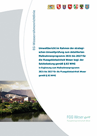 Titel Umweltbericht zum detaillierten Maßnahmenprogramm 2021 bis 2027 für die Flussgebietseinheit Weser