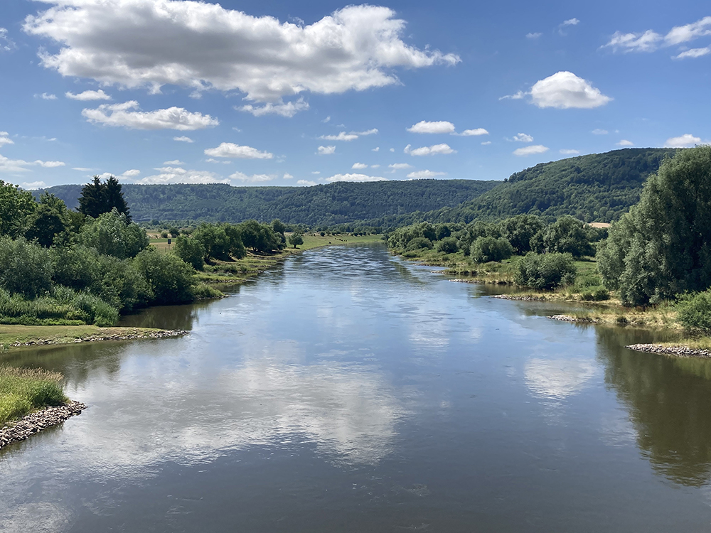 Die Weser bei Lauenförde (FGG Weser)